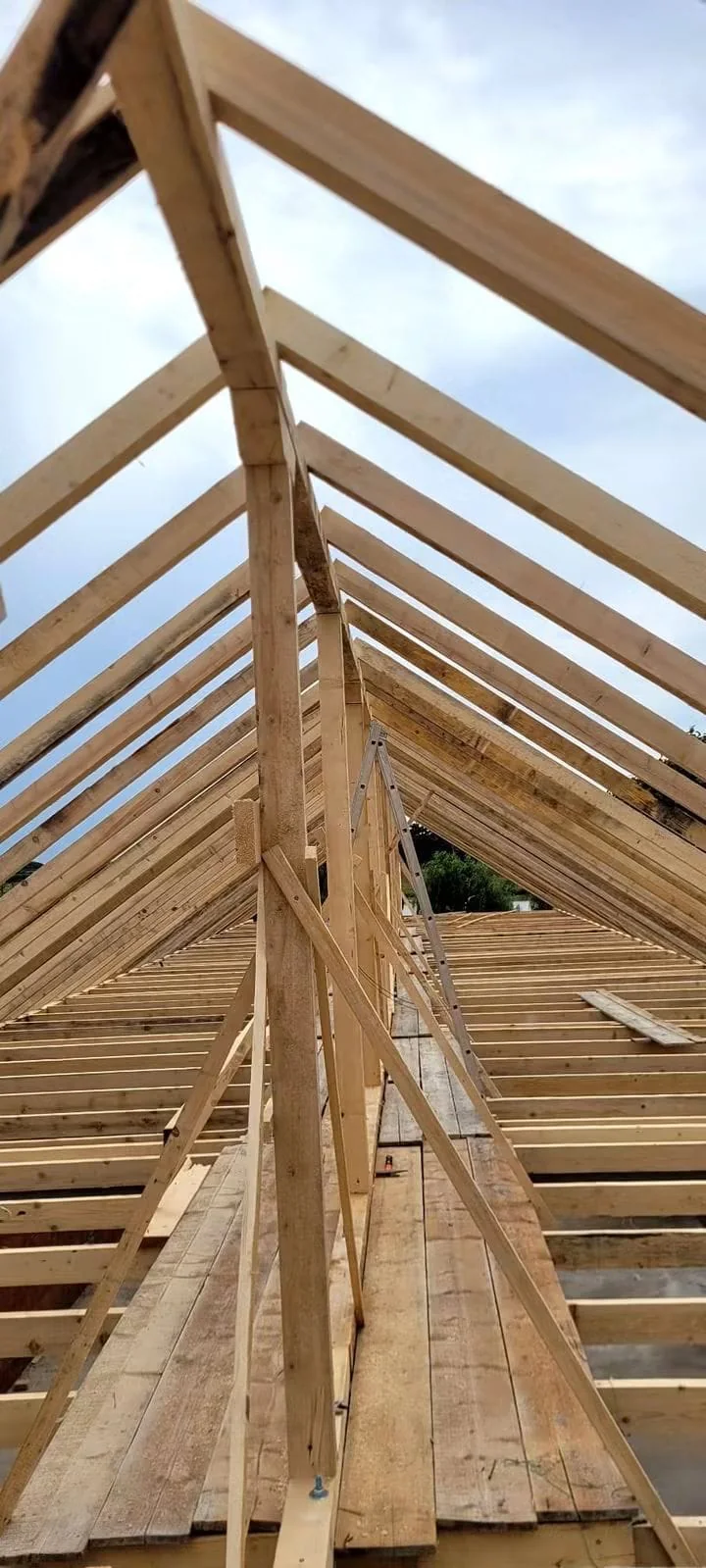 Estructura de madera para cubierta