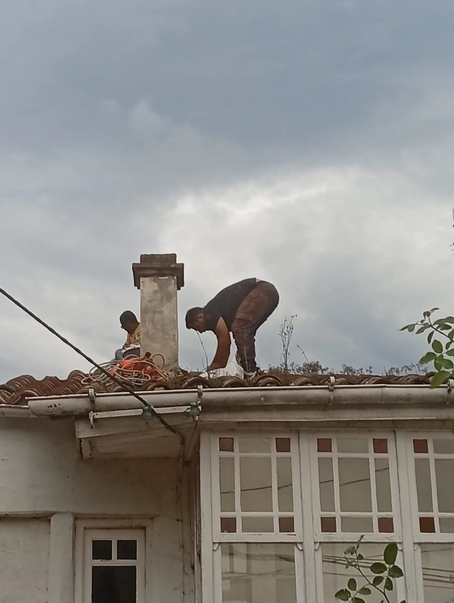 Trabajos en cubierta